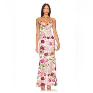 Katie May Tara Gown in Pink Daisy